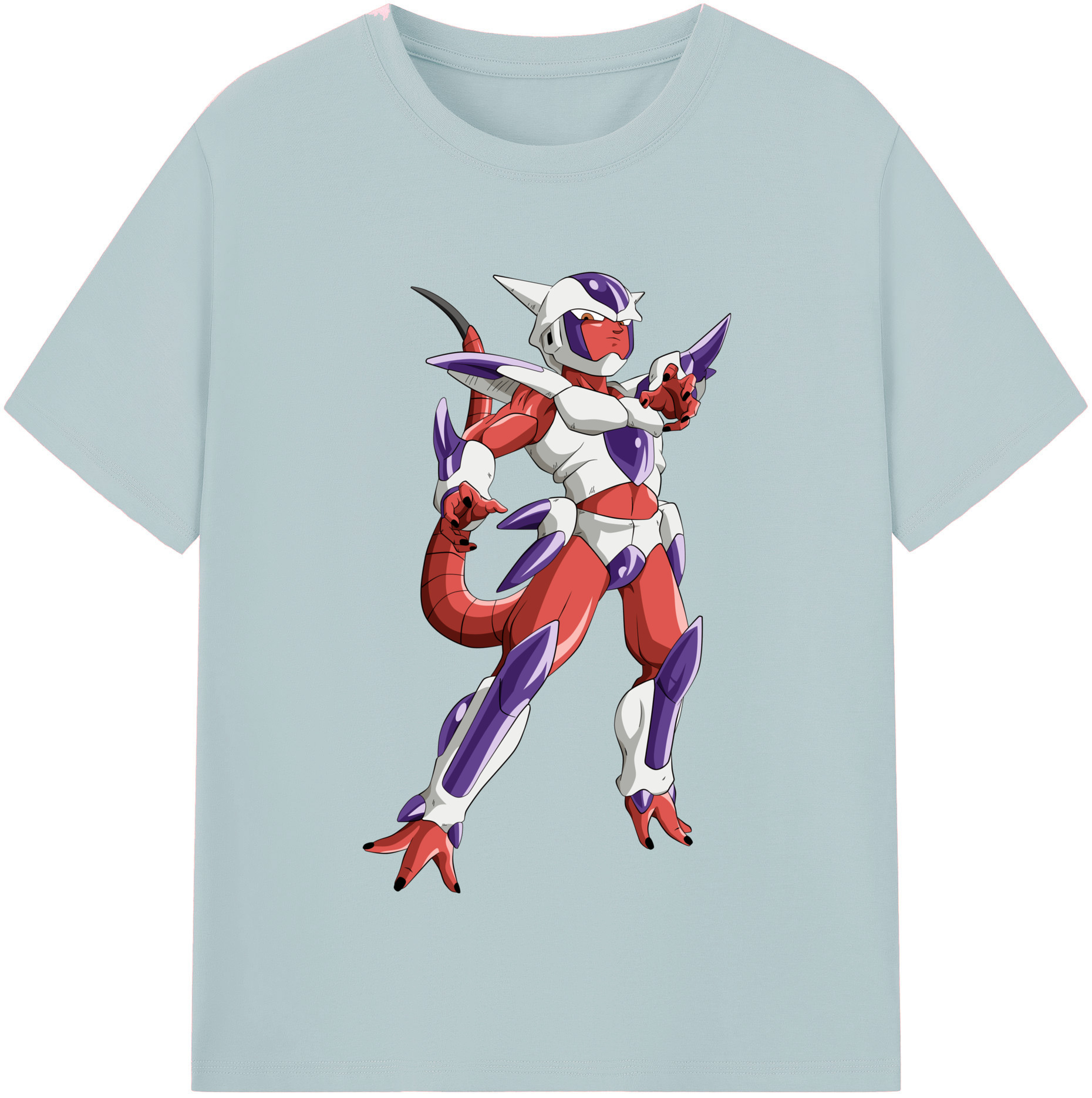 （画像用） ドラゴンボール フリーザ DRAGON BALL Frieza 綿100％半袖Tシャツ（フロントプリント）